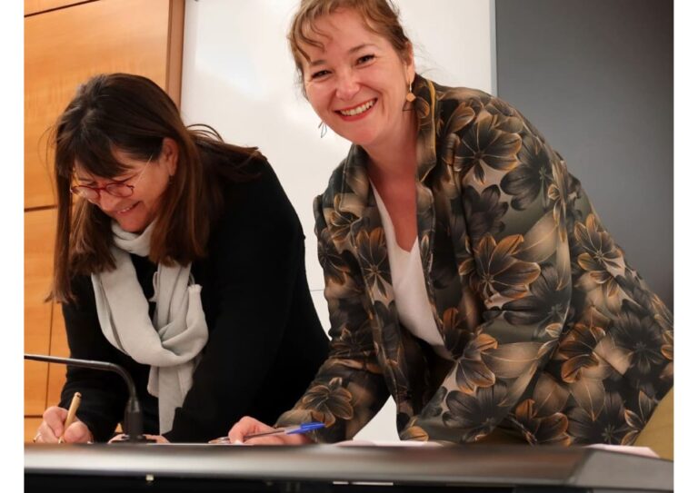 Mme MONDIERE Gladys & Mme GAUCHÉ Mélanie de la FFPP